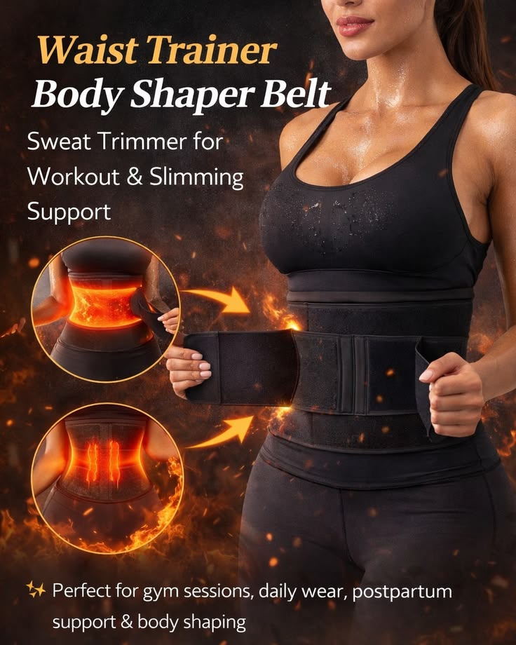 Adjustable Waist Trimmer Belt ( Pack of 2 )